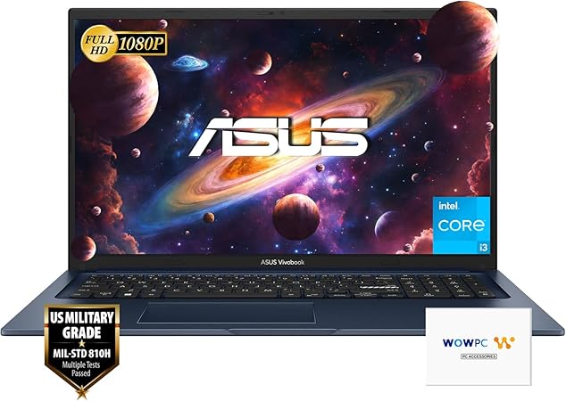 ASUS 17.3" Vivobook, Intel Core i3-1215U 6-core Processor (Beat i7-1165G7), 40GB RAM, 1TB SSD, FHD IPS Display, Intel UHD Graphics, USB-C, HDMI, Wi-Fi 6E, Windows 11 Pro, WOWPC Recovery USB